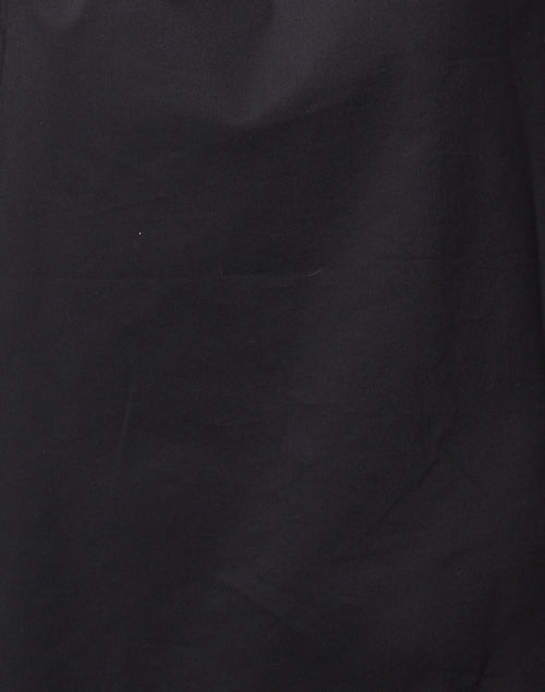Stylish Angelina Black Cotton Blend Shirt Dress