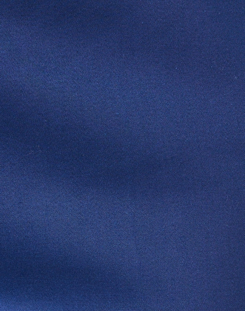 Stylish Blue Straight-Leg Cotton Trousers by Emporio Armani