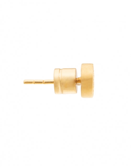 Gorgeous 22k Gold Signature Pave Crystal Stud Earrings for a Shining Look