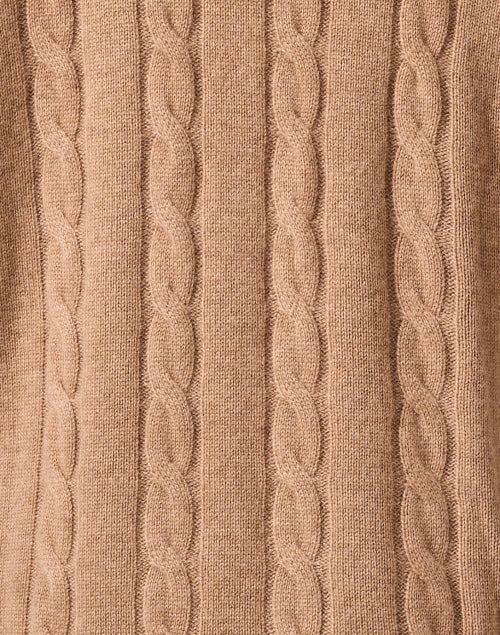 Luxurious Inko Brown Cashmere Funnel - Neck Sweater for Transitional Seasons