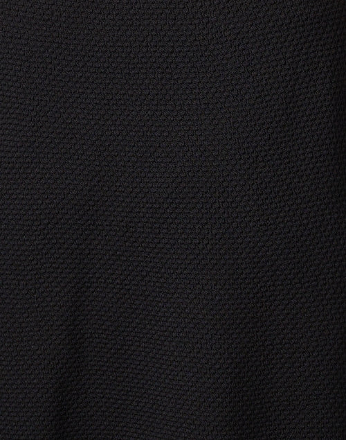 Stylish Black Knit Women's Mini Dress