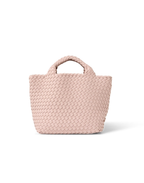 Stylish Small Pink Hand - woven St. Barths Handbag for City Girls