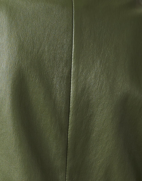 Stylish Green Leather Jacket for a Polished Look
