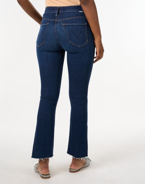 Insider Dark Blue Elastic Step Hem Everyday Jeans