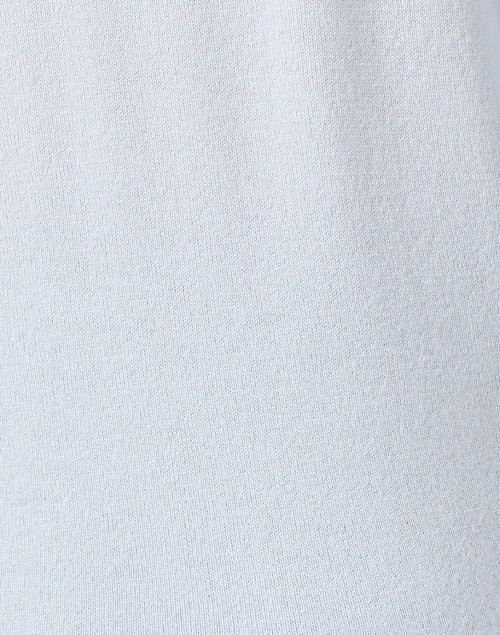 Light Blue Luxury Cashmere Crew Neck Sweater for Spring