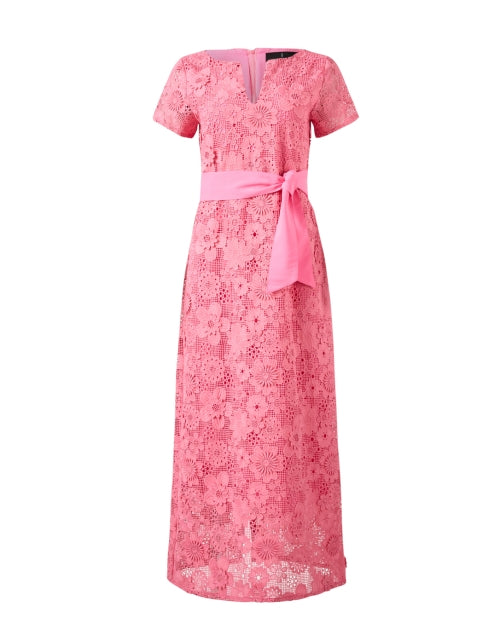 Abbey Glass Heidi Brand New Pink Lace Women's Maxi Dress