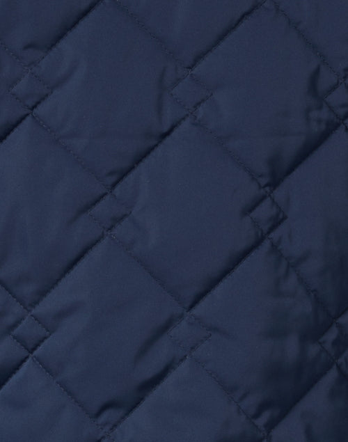 Reversible Navy and Camel Quilted Fashion Jacket for Spring Getaways