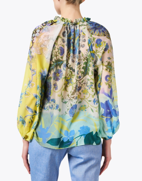 Tina Women's Multi Floral Printed Casual Blouse