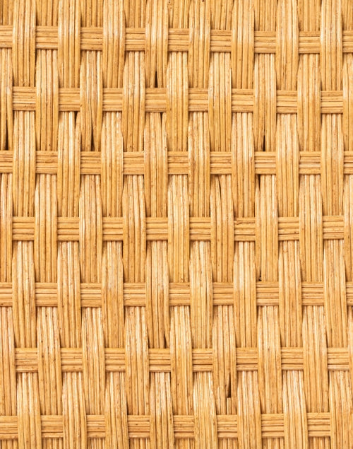 Stylish Paola Wicker Handbag with Bamboo Handle and Detachable Strap
