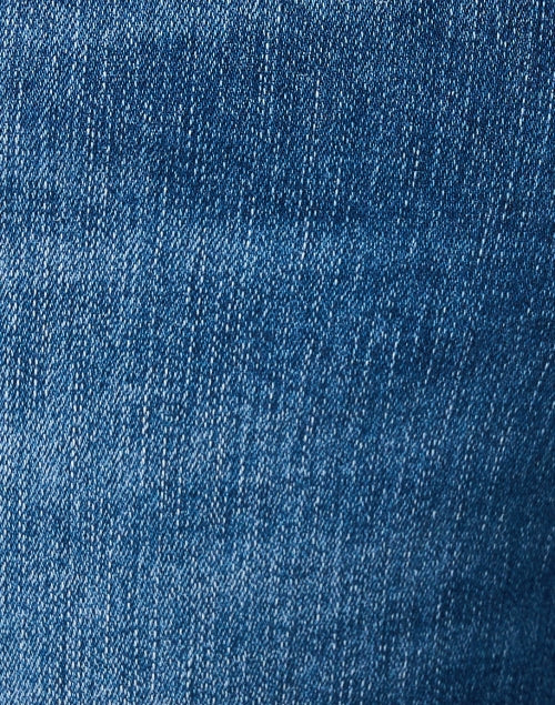 Frame's Stylish Blue Stretch Wide Leg High Rise Slim Jeans