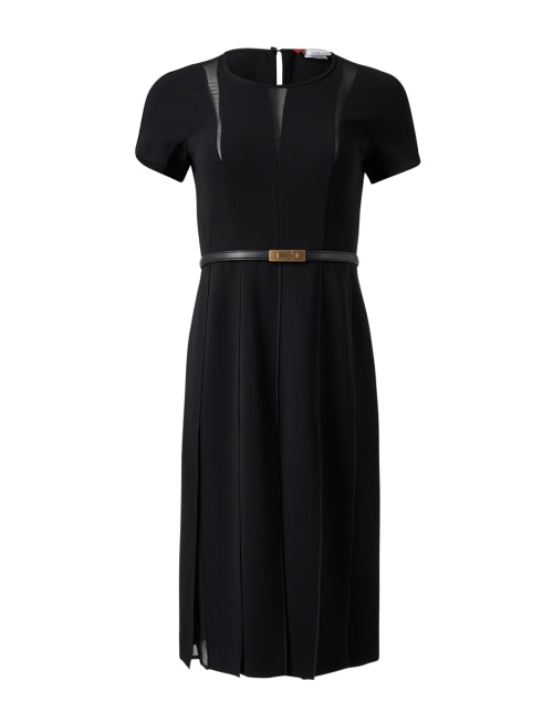 Max Mara Studio Papaia Women's Elegant Little Black Mini Dress