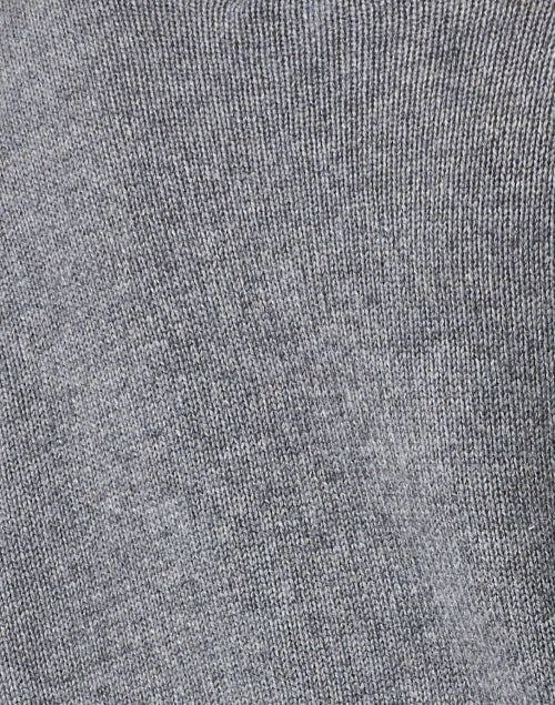 Thea Women's Grey Cashmere Knit Turtleneck Sweater for Transitional Seasons