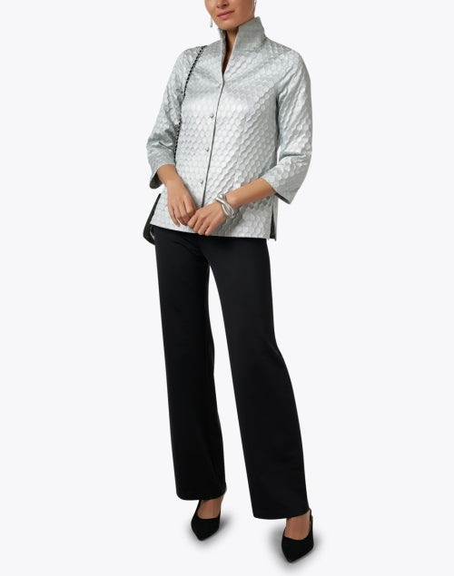 Shawna Elastic - Waist Black Pull - On Wide - Leg Equestrian Trousers