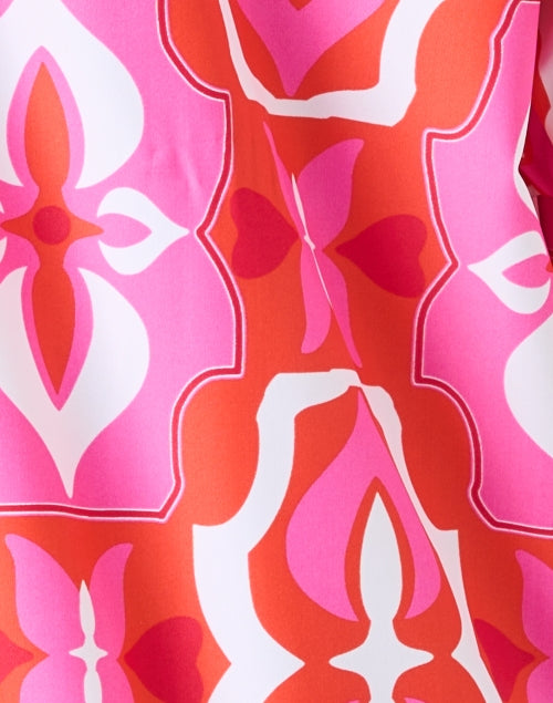 Stylish Emerson Pink and White Patterned Women's Dress for Effortless Everyday Wear