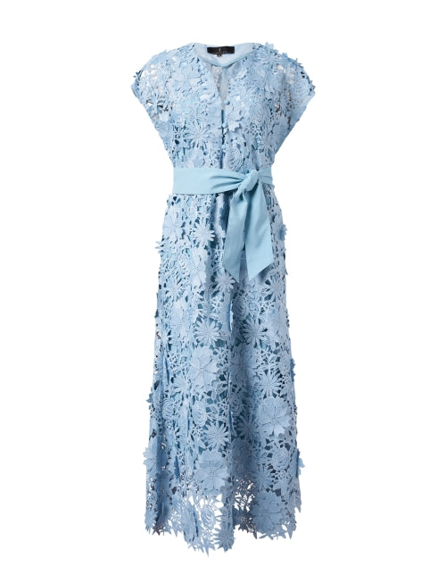 Abbey Glass Women's Stunning Vera Blue 3-D Lace Evening Dress