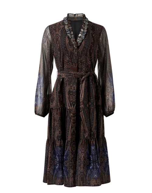 Verena Dark Floral Multi - Print Women's Dress by Kobi Halperin