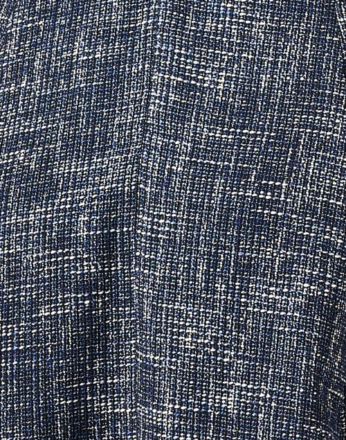 LK Bennett Women's Indigo Tonal Tweed Suzie Classic A-Line Dress