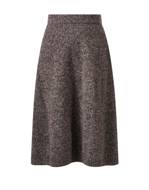 Brown Elastic - Waist 100% Wool A - Line Piega Skirt by Weekend Max Mara