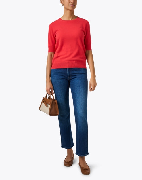 Stylish Rider Classic Blue Stretch Straight - Leg Ankle Jeans