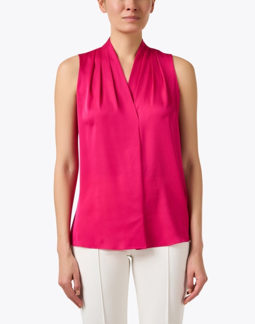 Mila Women's Pink Silk Georgette Fashionable Blouse for Versatile Styling