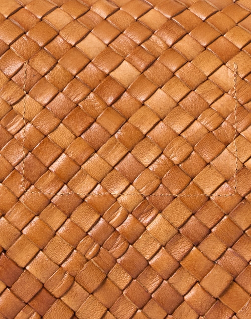 Exquisite Hand - woven Brown Leather Mabel Shoulder Bag for All Seasons