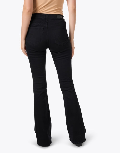 Farrah Stylish Black Bootcut Crop Jeans for Women's Fashion