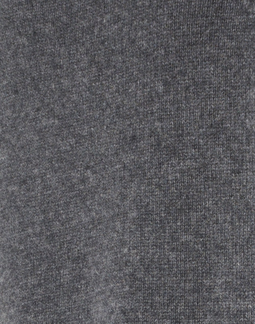 Stylish Jolie Grey Wool and Cashmere Layered Turtleneck Sweater