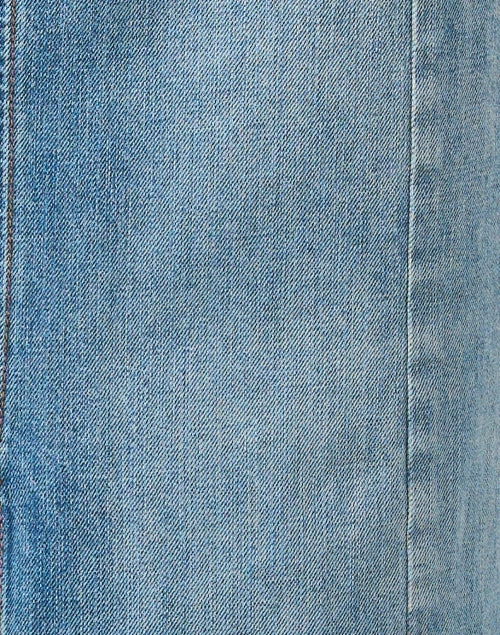 Stylish Gesso 100% Cotton Denim Midi Skirt for Versatile Styling