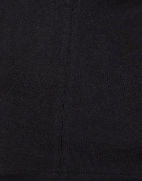 Black Knitted Stretch Formal Blazer for Casual Wear