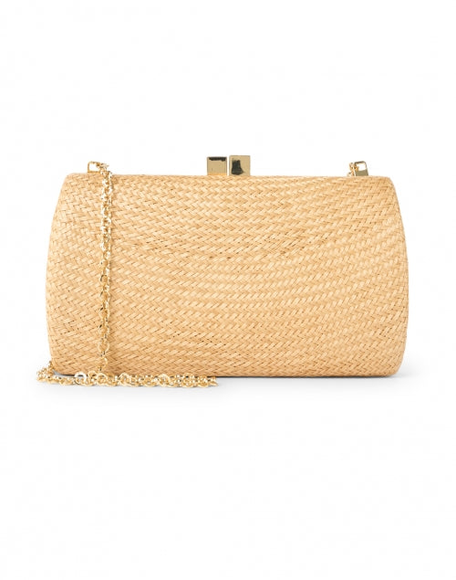 Farah Handmade Natural Straw Buntal Clutch Bag for Women