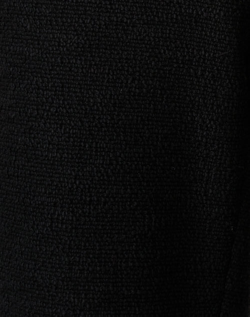 Stretchable Black Tweed Wide - Leg Cameron Pants for Seasonal Wear