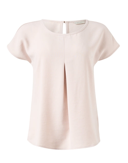Stylish Beige Pleated Women's Weekend Top