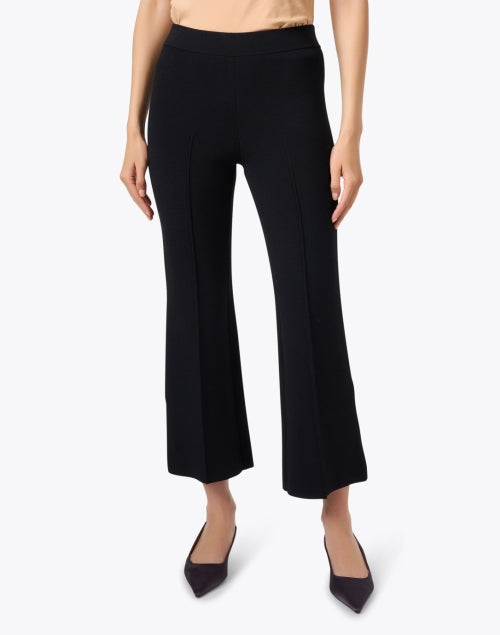 Comfortable Stretch Blend Rene Black Flare Leg Pant