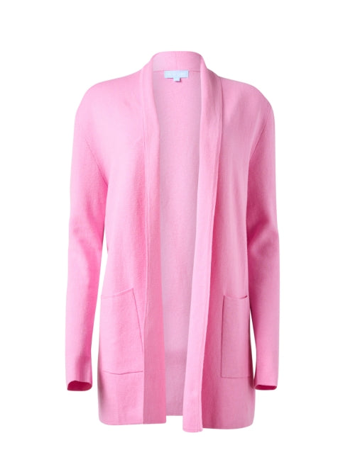 Pink Luxury Cotton-Silk Blend Travel Outerwear Coat
