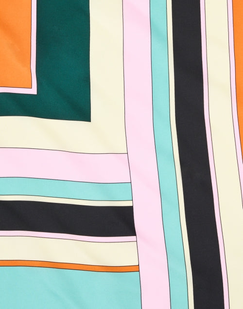 Weekend Max Mara One - Size Onesto Multi - Geometric Patterned Silk Scarf for Women's Fashion