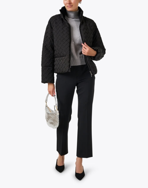 Estasi Stylish Black Straight-Leg Women's Trousers for Fashionable Outfits