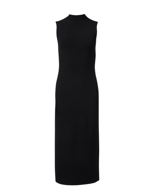 Stylish Lightweight Black Knit Sheath Dress for Any Occasion