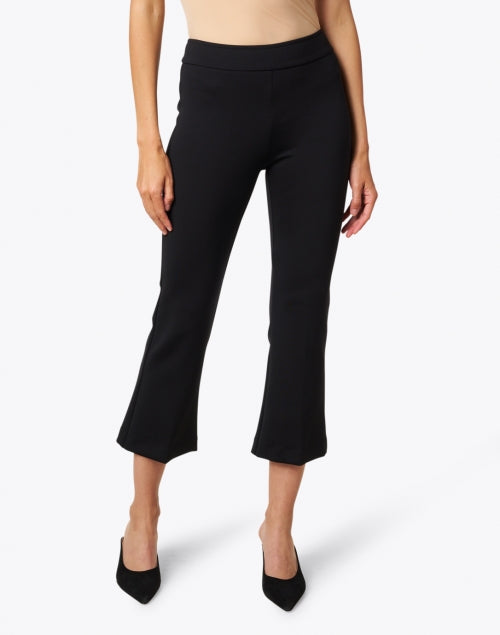 Leo Men's Black Freedom Stretch Pull-On Dress Pants for All-Day Comfort