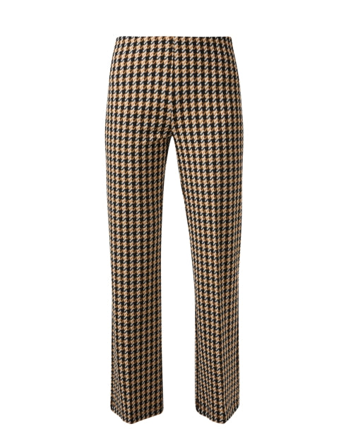 Jules Pull - On Knit Wide - Leg Houndstooth Trousers