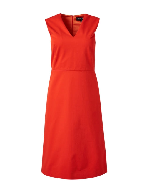 Stylish Orange Women's Sheath Dress for Various Occasions