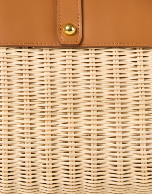 Exquisite Desire Camel - Colored Wicker Women's Handbag for Spring Fashion