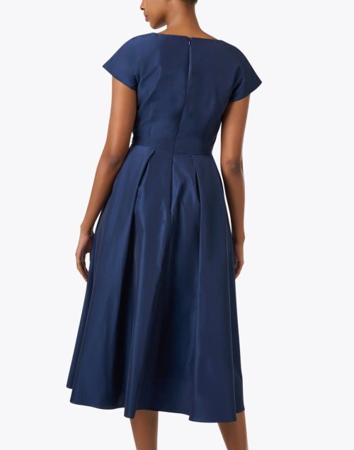 Etuania Navy Women's Fit-and-Flare Formal Dress for Special Events