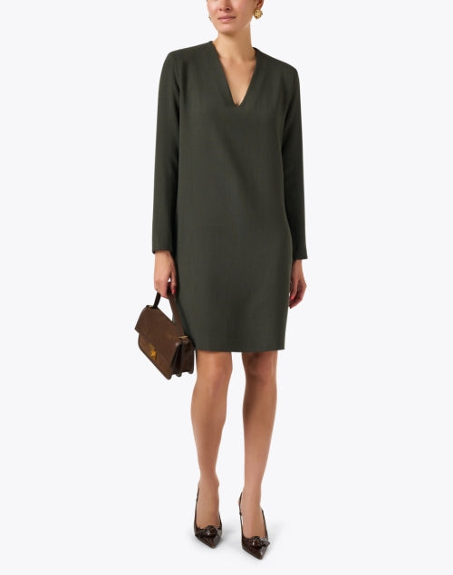 Lari Green Women's Shift Style Dress for Versatile Occasions