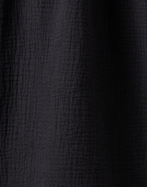 Stylish Billie Black Cotton Women's Top with Feminine Details