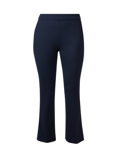 Navy Women's Tricotina Pull - On Flare - Leg Ankle - Length Pants