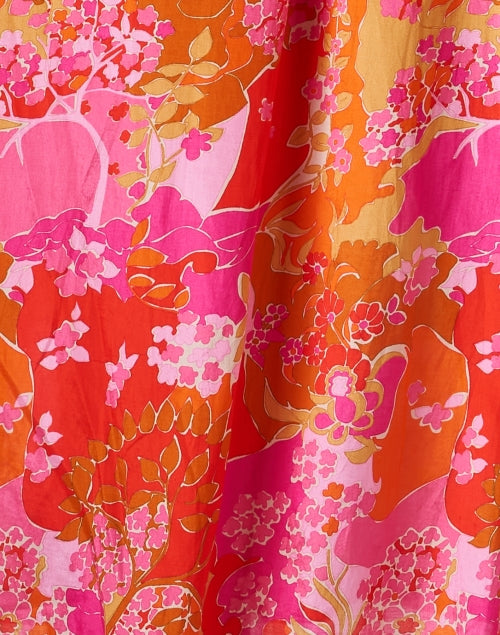 Stylish Claudette Women's Red Printed Dress for Elegant Outings