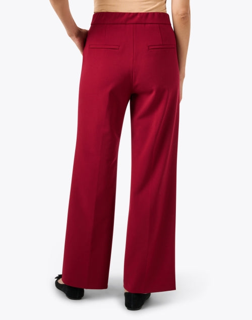 Chiara Red Stretchy Dress Pants for a Chic Look