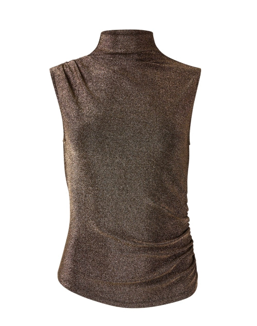 Veronica Beard Mylie Gold Sleeveless Women's Fashion Top