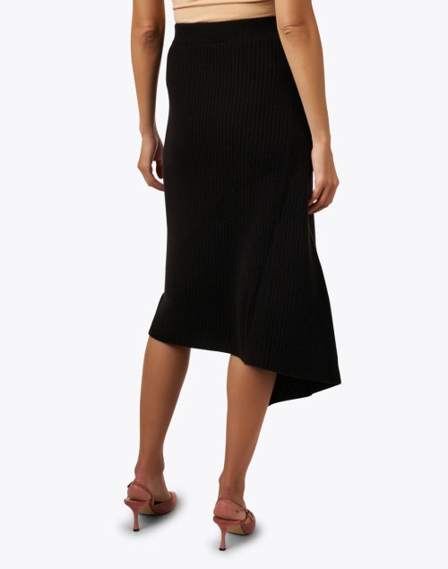 Weekend Max Mara Verna Women's Dark Brown Wool-Cashmere Knit Midi Skirt