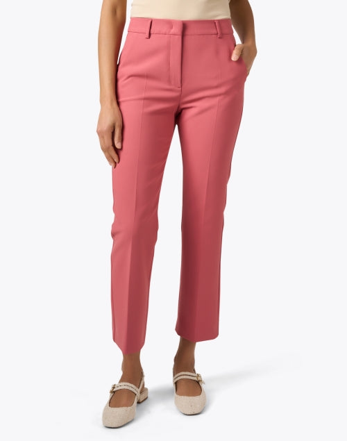 Weekend Max Mara Freda Brand New Pink Women's Straight Leg Ankle Stretch Pants